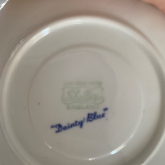Vintage Dainty Blue Shelley Tea Set - Picture 4 of 5